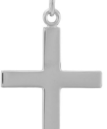 Men's Sterling Silver Solid Polished Cross