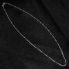 Italian Sterling Silver 1mm Sturdy Box Chain Necklace