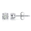 Diamond Wish Sterling Silver Round Diamond Stud Earrings