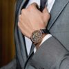 Agelocer Skeleton Stainless Steel Automatic Mechanical Men's Watch