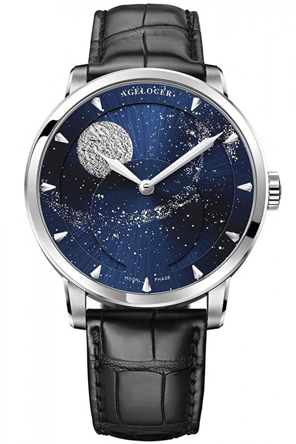 Agelocer Men's Watch Top Brand Automatic Mechanical Moon Phase
