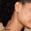 PAVOI 14K Yellow Gold Plated Sterling Silver Cuff Earrings
