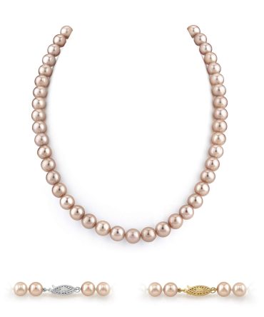 THE PEARL SOURCE 14K Gold 8-9mm AAA Quality