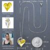 Leafael Infinity Love Heart Pendant Necklace
