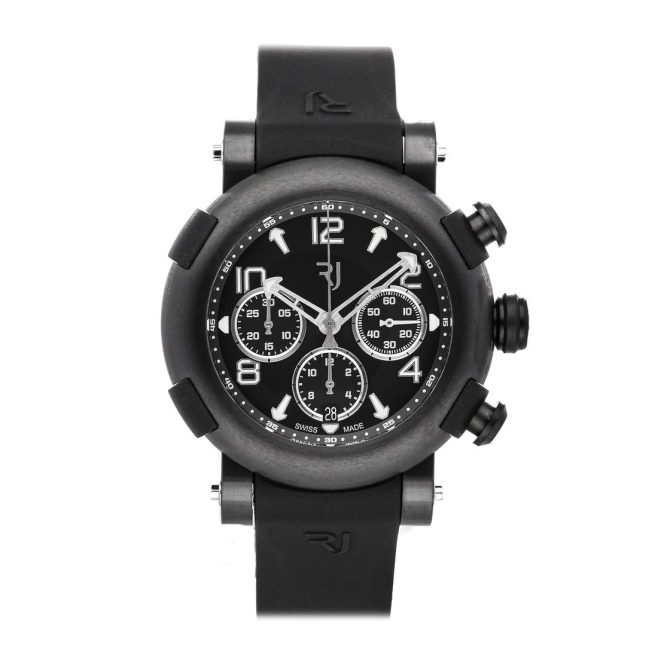 Black Dial Watch Romain Jerome Arraw Mechanical Automatic