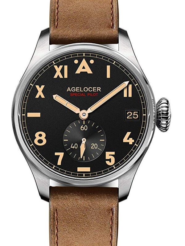 Agelocer Men's Watch Top Brand Calendar Luminous Watch