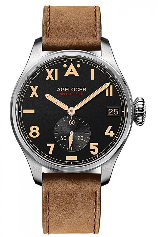 Agelocer Men's Watch Top Brand Calendar Luminous Watch