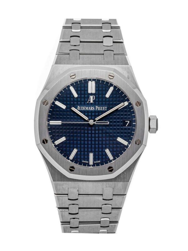 Blue Dial Watch Audemars Piguet Royal Oak Mechanical