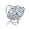 BERRICLE Rhodium Plated Sterling Silver Cubic