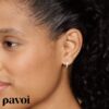 PAVOI 14K Yellow Gold Plated Mid Size Earrings