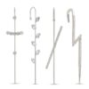 Cuffs Crawler Hook Earrings for Women Gold Hypoallergenic