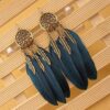 Vintage Dream Catcher Long Earrings Eardrop Hoops Stud