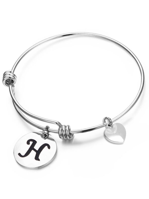MAOFAED Initial Bracelet Letter Bracelet Personalized