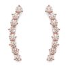 PAVOI 14K Rose Gold Plated"Hearts & Arrows"