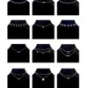 Chain Gold Bead Necklace Coin Moon Star Pearl Pendant