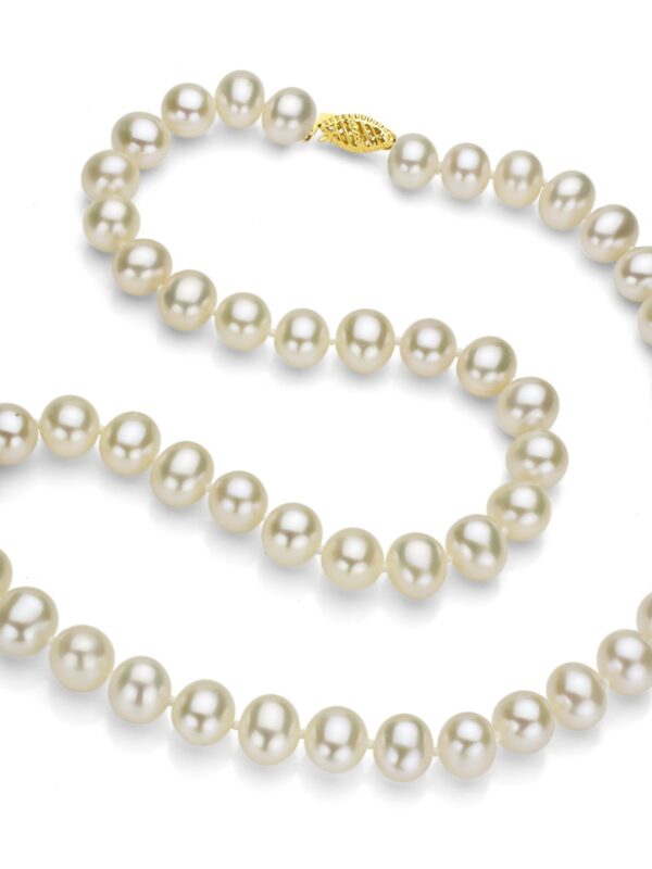 White Cultured Freshwater Pearl Strand Necklace