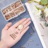 PH PandaHall 200pcs Slide On End Clasp Tubes
