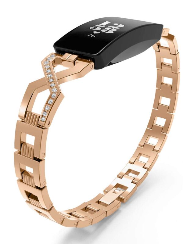 Compatible with Fitbit Inspire 2 Bands Rhinestone Diamond Watchband