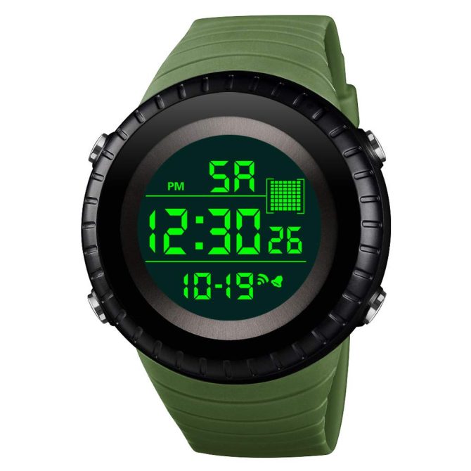 Hessimy Men's Digital Sports Watch Waterproof Tactical Watch