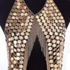 Halter Backless Tank Top Bra Body Chain Necklace