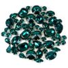 Rhinestone Green DONGZHOU 82 pcs Blue Zircon Mixed