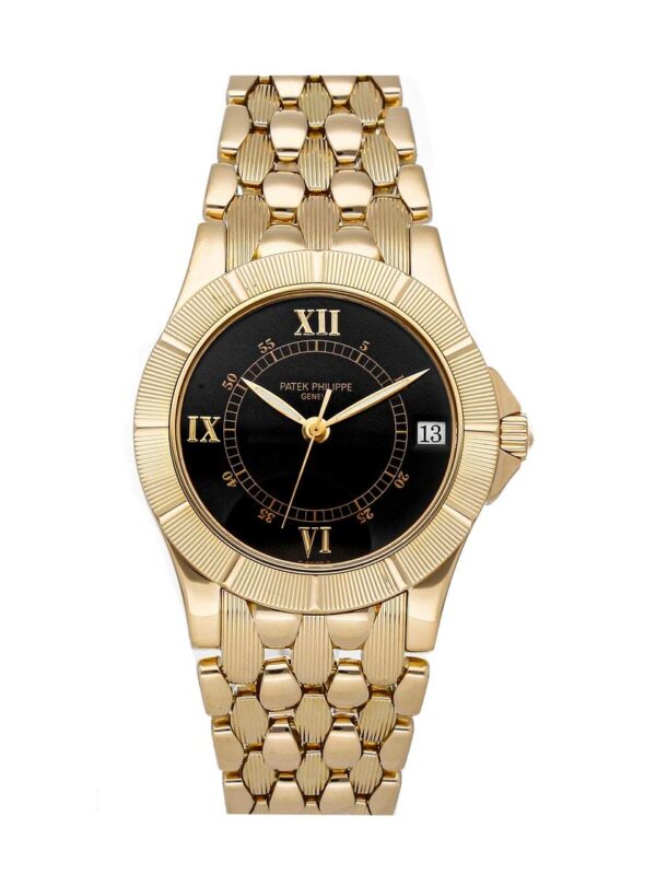 Black Dial Watch Patek Philippe Neptune
