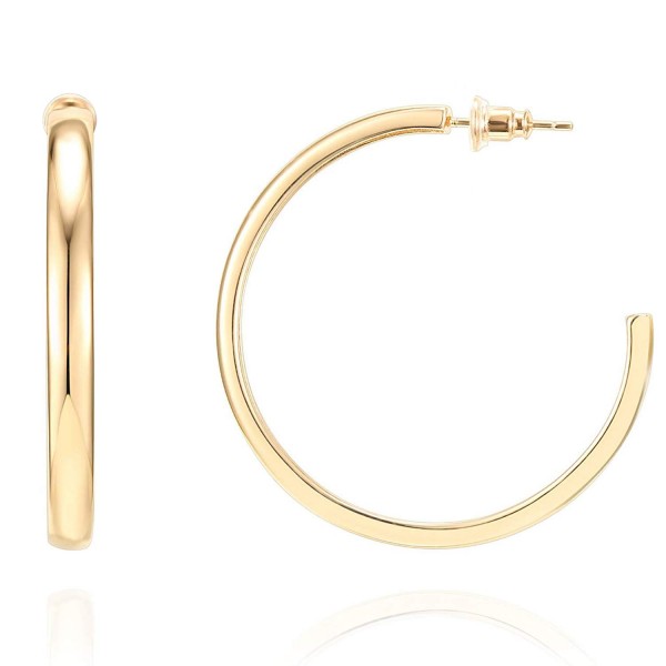 PAVOI 14K Yellow Gold Plated Silver Post Earrings for Women