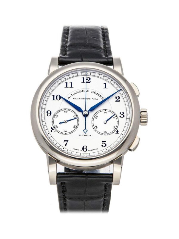 A. Lange & Sohne Wind Silver Dial Watch Manual