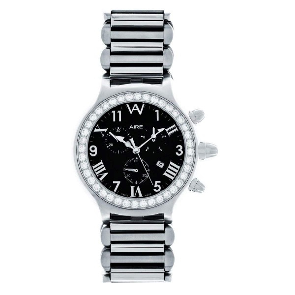 Aire Parlay Swiss Made Chronograph Quartz Over-Sized Mens Watch