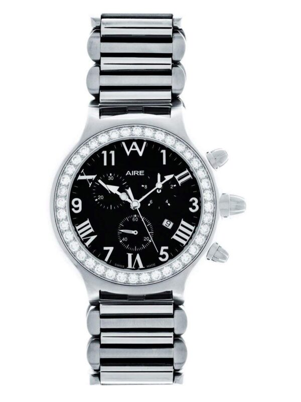 Aire Parlay Swiss Made Chronograph Quartz Over-Sized Mens Watch
