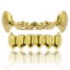 18K Gold Vampire Fangs Gold Grills Top Bottom