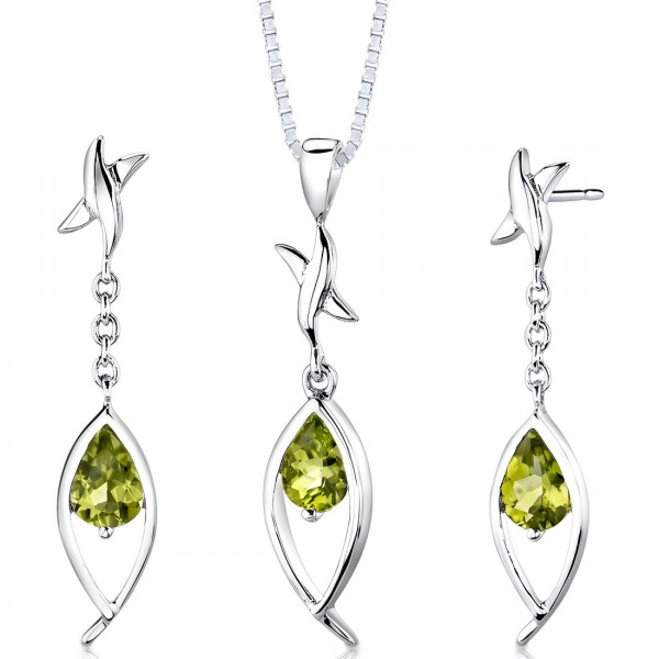 Earrings Pendant Necklace Jewelry Set