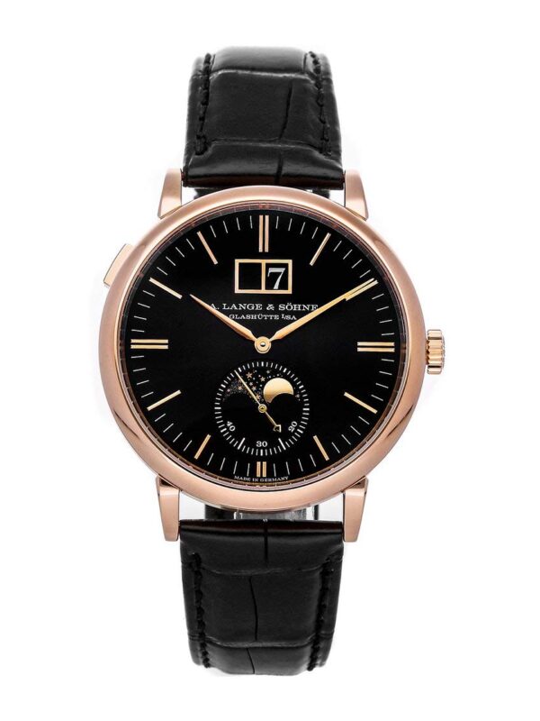 Black Dial Watch A. Lange & Sohne Saxonia Automatic