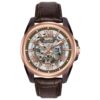 Bulova Mechanical Hand Wind Leather Dress Watch