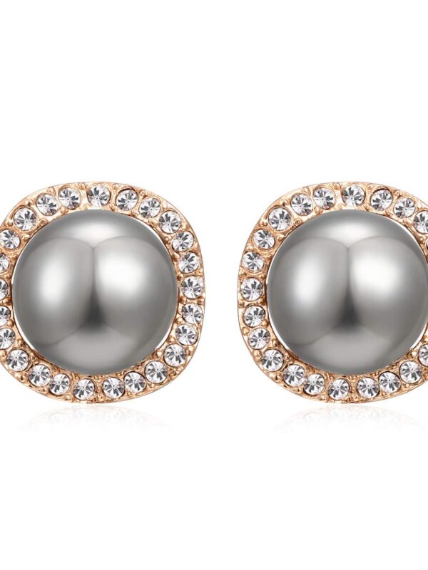Zircon cubic Clip Ons Earrings for Women