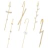 Wrap Crawler Hook Hypoallergenic Stud Earrings Set