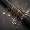 16 Pieces Layered Choker Necklace Adjustable Pendant