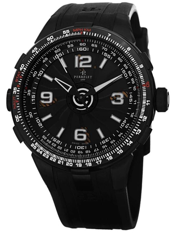 Perrelet Men's A1086/1 Turbine Pilot Analog Display Automatic Watch