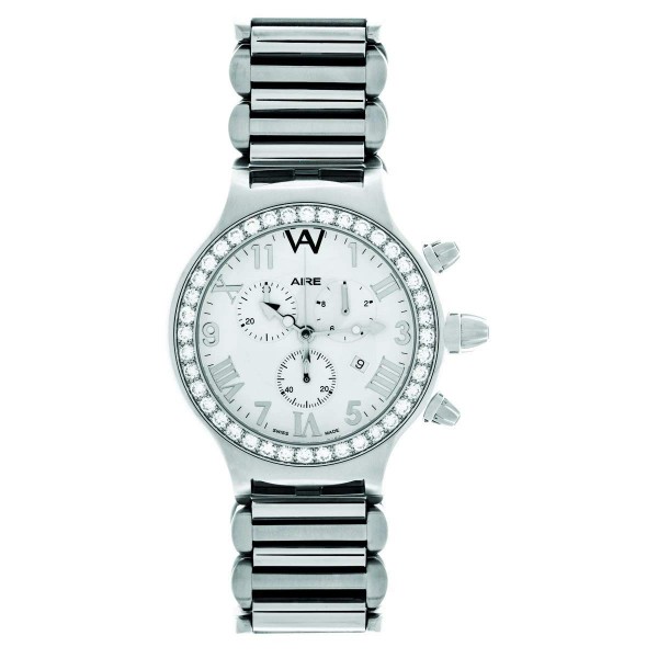 Aire Parlay Swiss Made Quartz Chronograph Over-Sized Mens Watch