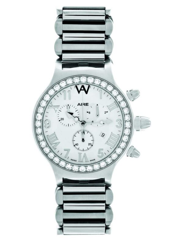 Aire Parlay Swiss Made Quartz Chronograph Over-Sized Mens Watch