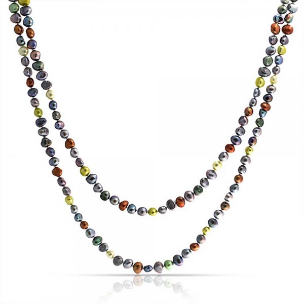 Freshwater Cultured Long Strand Pearl Necklace