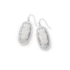 Kendra Scott Elle Drop Earrings Rhodium-Plated