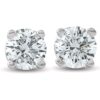 Brilliant Cut Diamond Stud Earrings in 14K Gold Classic