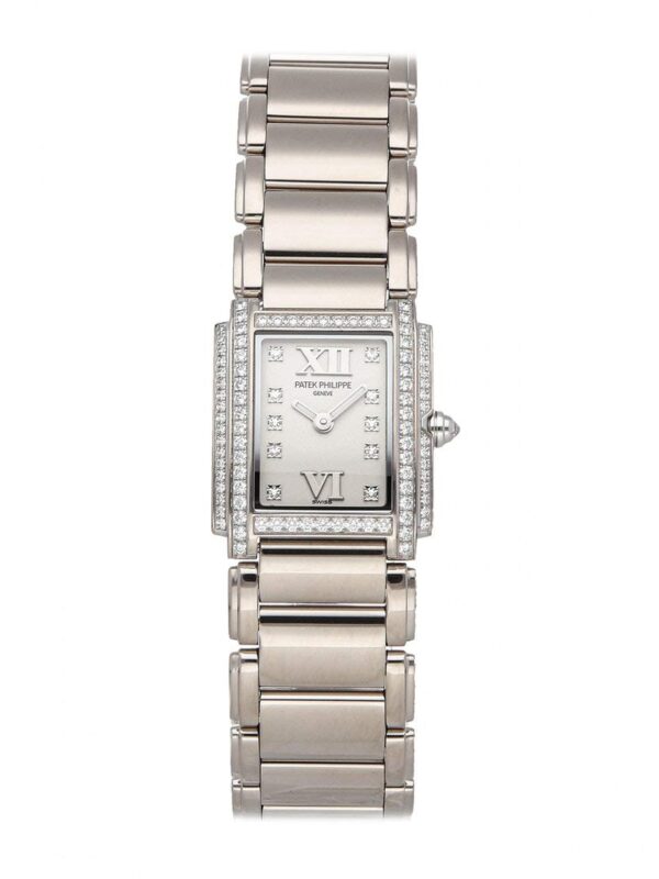 Silver Dial Watch Patek Philippe Twenty 4 Quartz