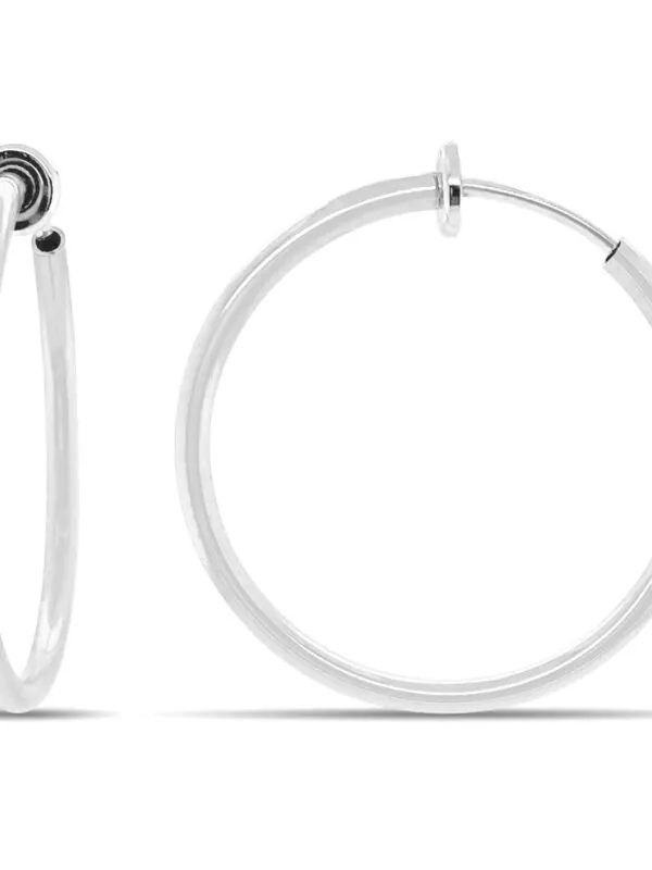 Aloha Earrings - Clip On Hoop Earrings for Women