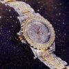 Round Luxury Women Watch Crystal Rhinestone Diamond