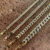 14k Yellow Harlembling Mens Or Ladies Cuban Link Bracelet