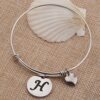 Dainty Heart Initials Bracelet - Personalize Your Love