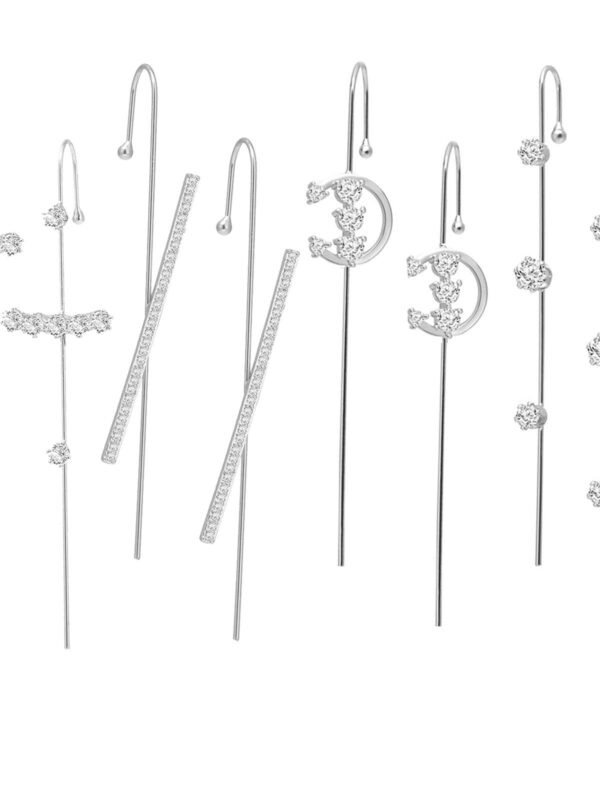 Wrap Crawler Hook Earrings 4 Pieces