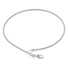 10 Inch Anklet Sterling Silver Lobster Clasp Rope Foot Chain